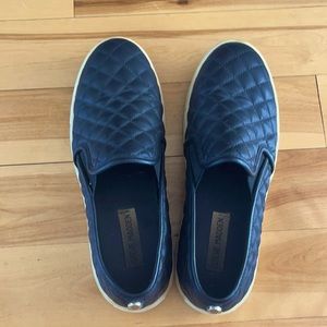 Steve Madden Faux Quilted Leather Slip on shoes